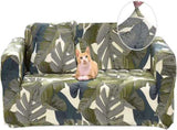 2 Seater Sofa Cover Elastic Spandex Sofa Cover with Armrests - Green 145-185cm V1263-JX-3531