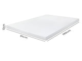 Dreamz Dual-Layer Memory Foam Mattress Topper 10cm MP1020-S-AU
