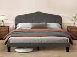 Levede Bed Frame Upholstered Platform Mattress Base Double BF1081-D-AU