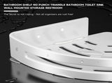 Shower Corner Shelf 2 Pack Shower Organizer Corner No Drilling Required, Aluminum Basket Shampoo V1370-AZ4-04784