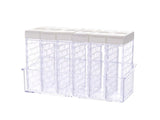 Seasoning Sauce Container Double-lid Fresh-keeping-White V1263-JX-290
