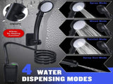 Portable Shower for Camping, 6000mAh Rechargeable Camping Shower with Intelligent LED V1107-132-11176-GRY