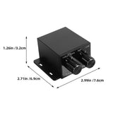 Universal Car Audio Bass Knob, Black ABS, Boosts Bass and Improves Sound Quality V1370-AZ4-08723