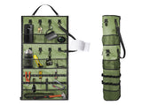 Hanging Storage Canopy Organizer for Camping Supplies Soccer Park Awnings Campsite, 2 in 1 Storage V1366-AZ2-W-07505
