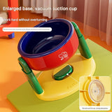 Pink Adjustable Height Pet Bowl With Suction Cup Base Anti-Spill Elevated Feeder For Cats And Dogs V888-ELOSUNG56125-1