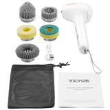 VEVOR Electric Spin Scrubber Cordless Cleaning Brush 5 Heads for Bathroom Floor V952-DBDDXZSJJDBK0SHM0V0