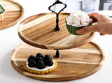 Wood Dessert Stand Rack Environmental Simple Vintage Wooden Dessert Display Tray Stand for Dessert V1294-YM0626-3118220331612