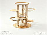 Classic SolidWood Cat Tree V1408-CR-54-BE