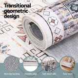 Artiss Washable Floor Rug 200x290cm Large Area Rug Modern Living Room Carpet FLR-4139-200X290-BG