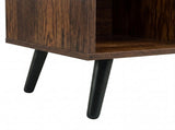 Levede Record Player Stand Vinyl Holder Cabinet Turntable Table 300 Albums EA0305-BR-AU