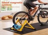 Everfit Bike Trainer Stand Indoor Riding Bicycle 6 Level Cycling Home Gym Yellow EB-B-IBT-YE