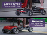 EQUIPMED Mobility Scooter For Elderly Motorized Electric Older Adults 4 Riding V219-AGCMSCEMQA3RD