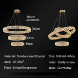 BAMDECOR C3319 Modern Crystal Chandeliers Lighting Contemporary Round Chandelier Lighting V255-C3319-2-080604