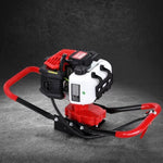 Giantz 65CC Post Hole Digger Motor Only Petrol Engine Red DI-ST-OV-N-RDBK