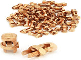 Grounding Split Bolt, 50 Pieces 4 Gauge 8 Gauge High Strength Split Bolt Connectors, Ground Wire V1258-DP02-C-2131