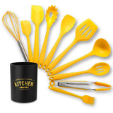 Siliconeware Set 10Pcs Utensils Set Silica Gel Cooking Utensils Set Heat Resistant V1294-YM0901-H35434