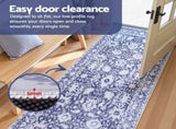 Artiss Hallway Runner Rug 80X300cm Soft Velvet Washable Modern Kitchen Mat FLR-2133-80X300-GR