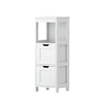 Artiss Bathroom Storage Cabinet 89cm Floor Toilet Drawer Bedroom Organizer Standing White FURNI-C-BATH-TB03-WH