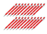 20Pcs Multifunction Touching Screen Pen with Ballpoint Pen Retractable Metal Ballpoint Pen 1.0mm Tip V1370-AZ4-12864