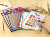 Erasable and Writable Folders Pack of 30 Includes 30 water-based whiteboard markers and 1 eraser V1188-ZXY-11176