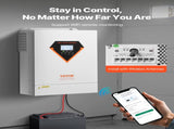 Hybrid Solar Inverter, 6000W, All in One Pure Sine Wave Power Inverter Charger, 220V AC, with V952-LWGPNKYTJ23038TOPV7