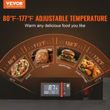 VEVOR Hot Box Food Warmer 4-Tier Concession Warming Cabinet with Water Tray V952-XXSPBWJ4CBTMEWPBXV3
