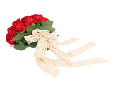 Artificial Wedding Bouquet Fade Proof Minimalist Realistic Silk Roses Bridal Bouquet for Prop V1294-YM0901-3115250086312