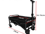 Mini Foldable Outdoor Camping & Utility Wagon with 5-Inch Wheels V888-ELOSUNG41017