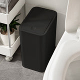 11 Liter Small Trash Can with lid, 3 Gallon,Garbage Can Slim Trash Bin Waste Basket for V1369-AZ3-W-15408