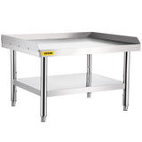 Stainless Steel Equipment Grill Stand, 122 x 76 x 61cm Stainless Table, Grill Stand Table with V952-SBSKTBD4830INXAETV0