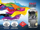 12 Pcs 250g Spray Paint Can For Interior and Exterior 26 colours Fast Dry - Gloss Black V1181-SP100X12