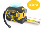 40m Laser Measure, Cross-line Laser Level, 5m Tape Measure Yellow V1181-HO0304-YE