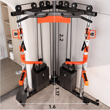 SmartFit C1 Max Multi Functional Cable Crossover Station 130kgs Pin Loaded Machine with attachment V1025-717331801267