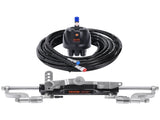 Hydraulic Outboard Steering Kit, 300HP, Marine Boat Hydraulic Steering System, with Helm Pump V952-XWYYFXBDJTJ37VR7HV0