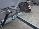 Hand Winch, 725.7 kg Pulling Capacity, Boat Trailer Winch Heavy Duty Rope Crank with 10 m Polyester V952-CYSDJP1600BDKMHDEV0