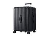 Wanderlite 32" Trunk Luggage Suitcase Travel 5 Wheels Type-C Port TSA Black LUG-ABS-TRUK-32-BK