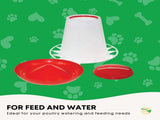 Rooster Farms 6Kg Automatic Chicken Feeder - Poultry Hen Feeding Seed Bucket V238-SUPDZ-52768013062