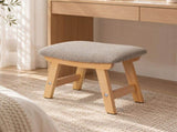 Levede Foot Stool Ottoman Footrest With Washable Cover,Living Room,Natural HH1004-NT-AU