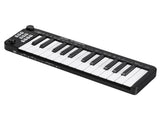 Alpha 25-Key MIDI Keyboard Controller Portable USB Laptop Black EK-MID25-BK