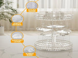 Rotating Acrylic Makeup Organizer, Cosmetic Storage Display Holder V1188-MS-617-035