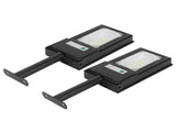 2Pcs 117LED Solar Light 50W Highlight Induction Street Lamp for Garden Courtyard White Light V1294-YM0901-3119210039811