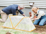 3 piece White Foldable Raised Garden Bed Cover - Vegetable Plant Protector V888-ELOSUNG34111