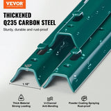 6 Feet Fence Post 6 Pack T-Post Heavy Duty Metal Fence Posts Green V952-WLLZJSK6JZ6Y7M4FOV0