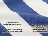 18" x 18" Throw with Inserts, Pack of 2 Outdoor Waterproof Striped Pillow, Square Decorative V1258-DP02-C-3210
