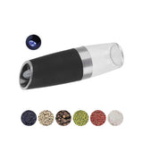 Automatic Gravity Electric Salt and Pepper Grinder - Battery Operated Shaker Mill V238-SUPDZ-40451678142544