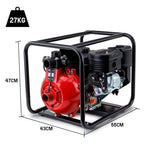 WARTON 8HP 1.5 1 Petrol High Pressure Water Transfer Pump Fire Irrigation V219-PMPPTLPROA15P