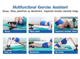 Sit Up Bar Floor, Portable Sit Up Exercise Equipment with 2 Strong Suction Cups and Adjustable Foot V1192-AZ-W-11530