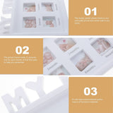 First Year Keepsake Photo Frame 41x20cm Synthesis Board for Cherished Memories and V1192-AZ-W-27348