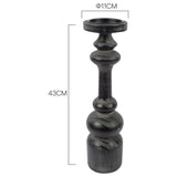 Nero Bold Pillar Candleholder 43cm V637-92122CDL