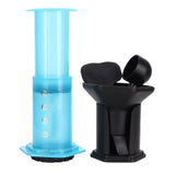 Coffee Press Portable Coffee Maker Household Press Drip Coffee Machine with 400Pcs Filter PaperBlue V1294-YM0901-3118210019012